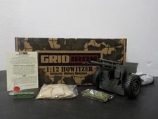 G910 GI joe 6" GridIron Studios Artillery Howitzer Green 1/12 Scale Classified