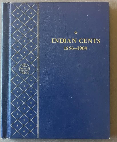 US INDIAN HEAD & FLYING EAGLE ONE CENT PARTIAL COIN SET  1857 TO 1909 IN ALBUM