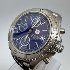 TAG Heuer Link Chronograph CT2110 Automatic Watch 42mm Silver 15.5cm