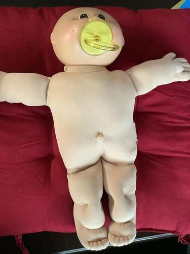 Vintage 1980s Cabbage Patch Kids Doll Baby With Pacifier