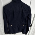 J.CREW Navy Relaxed Boyfriend Field Jacket, Zip Snap Button Pockets Women XXS — photo 6