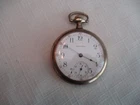 Vintage Waltham Wadsworth Referee Gold Tone Pocket Watch Works