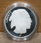 Troy Ounce .999 Silver Liberty Buffalo Indian Head Round 1 oz # 126