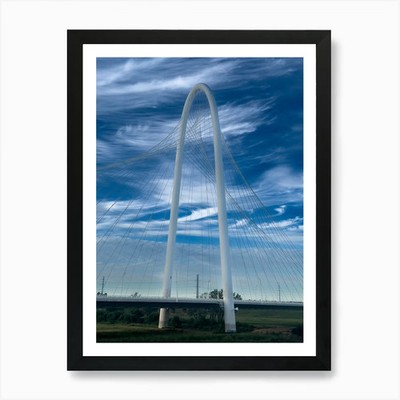 Dallas Bridge 1 Kunstdruck gerahmt Wandbild Poster Leinwanddruck Bild