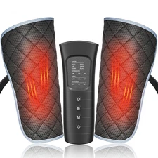 Leg Massager for Circulation, Air Compression, Heat, 6 Modes, Gift for Men Women