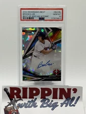 2022 Bowman's Best BROOKS LEE Auto /25 Atomic Refractor #B22-BL Rookie PSA 10