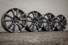 *Refurbished* Genuine 18" Skoda Octavia VRS Alloy Wheels 5x112 1Z0601025M Fabia