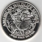 .999 FINE SILVER 1 TROY OZ  HISTORIC COLORADO MINING AMERICAN WILDLIFE SERIES