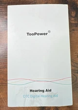 TooPower Hearing Aid, OTC Digital Hearing Aid, Rechargeable, Noise Reduction