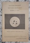 Vtg March 17, 1970 Apollo 11 Moon Rock Dedication Program Missouri State Capitol — photo 1