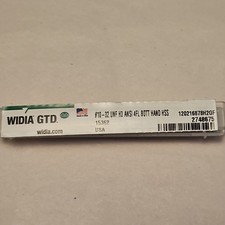 Widia Straight Flute Tap: 10-32 UNF, 4 Flute Bottoming Chamfer HSS LOT1020