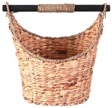 TM Rustic Toilet Paper Holder/Magazine Basket
