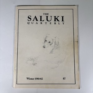 Saluki Quarterly 1981 1982 Dog Breed Magazine Kentucky Horse Park Ad Event Egypt
