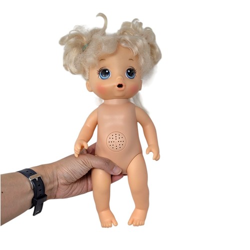 2016 Baby Alive Snacking Noodles Talking Baby Blonde Doll - TESTED and WORKS!