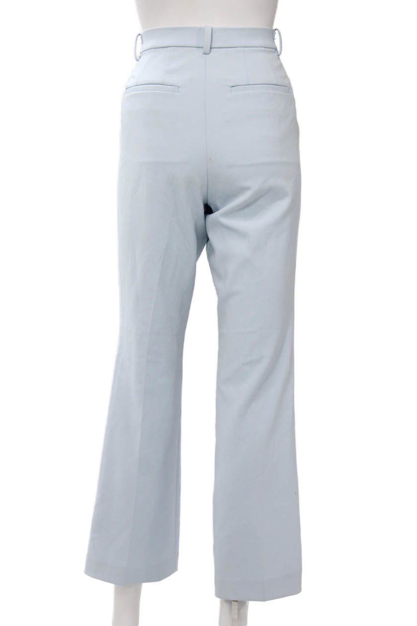 Uniqlo Womens Light Blue Dress Pants Buckle Polyester Rayon Spandex Size 10 thumbnail 3