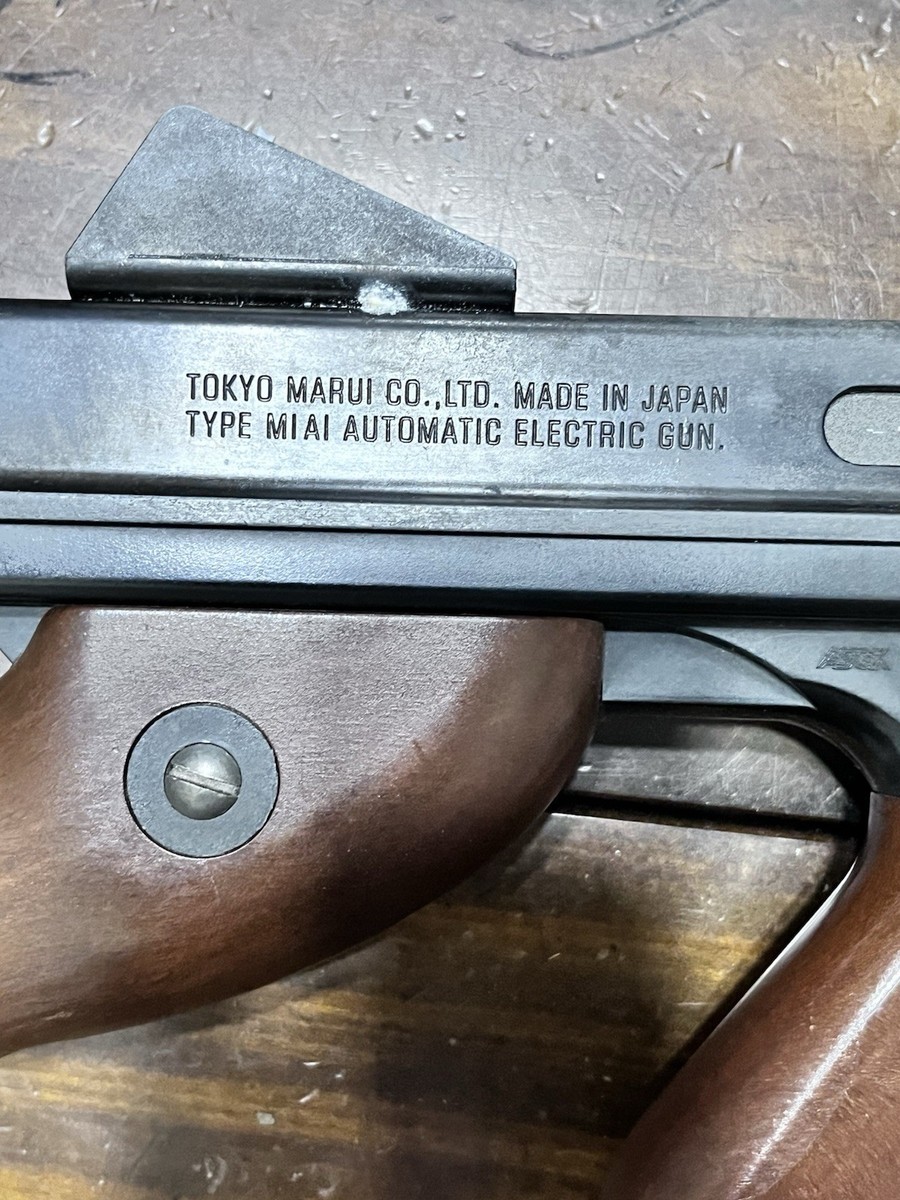 Tokyo Marui Airsoft Thompson M1A1 Metal Military Mod Made Japan
