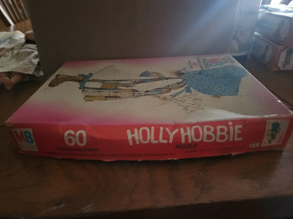 Rompecabezas Holly Hobbie vintage 1976 Milton Bradley 60 piezas completo Foto 3 de 4