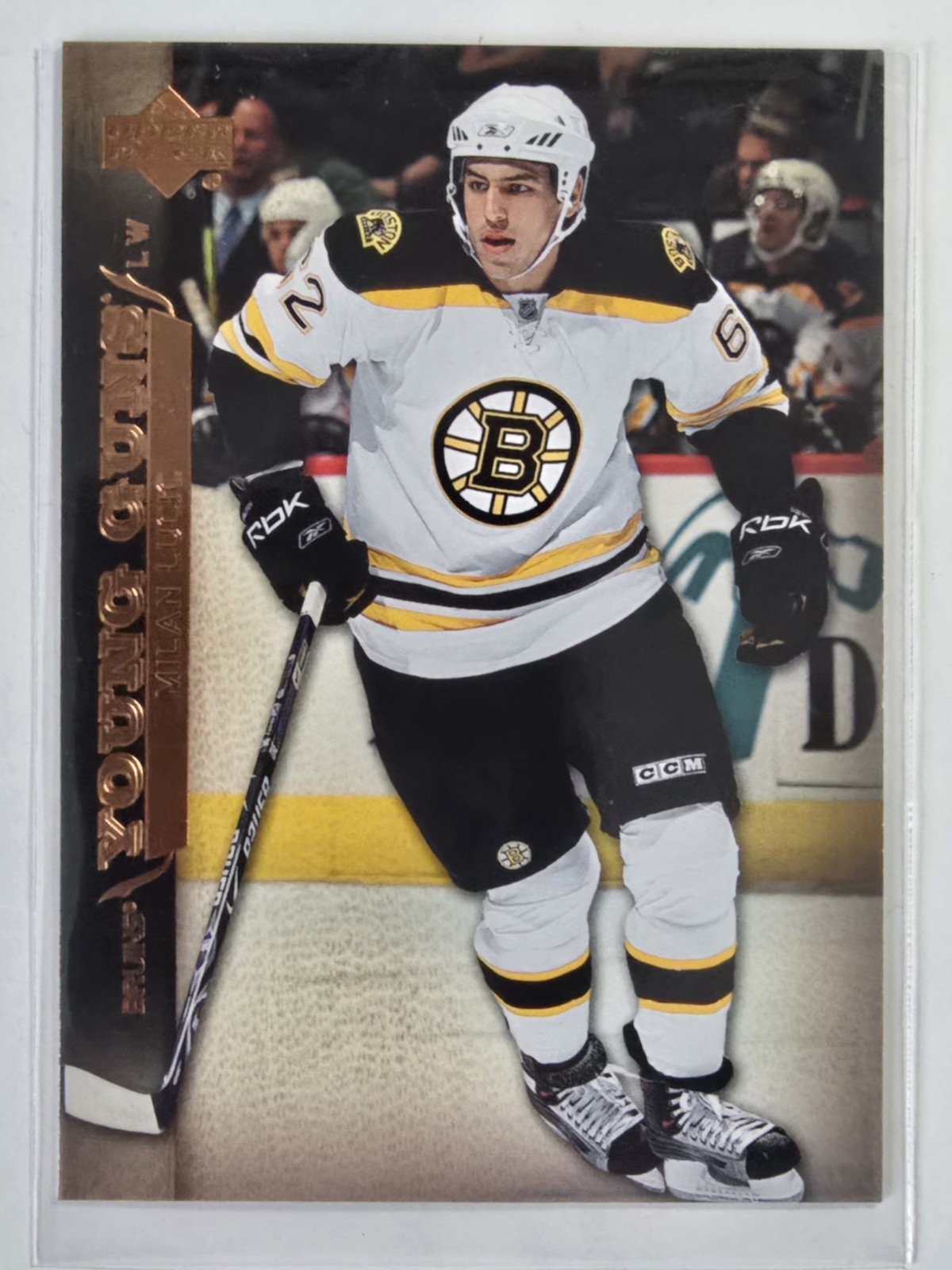 Milan Lucic 2007-08 Upper Deck Young Guns # 207 Rookie Card Boston Bruins 