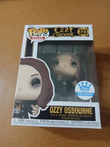 Funko POP! Rocks: Ozzy Osbourne #323 Shop Exclusive Damage See Pic W/ Protector