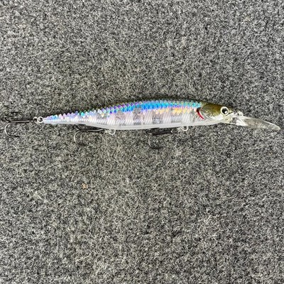 Lucky Craft Lightning Pointer 110DD Suspending Jerkbait - Zebra MS Ghost Minnow
