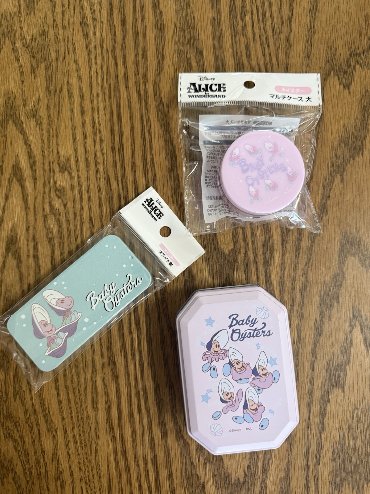 Japan Daiso Seria Baby Oysters Alice In Wonderland Disney 33 Piece Lot NWT