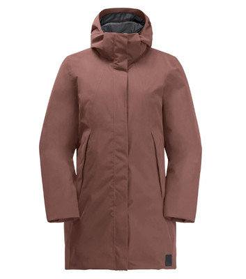 JACK WOLFSKIN Damen Parka Jacke Wintermantel Salier Coat Gr M L rosé ginger NEU