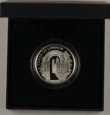 2020 TOWER LONDON THE WHITE TOWER SILVER PROOF £5 CROWN - complete