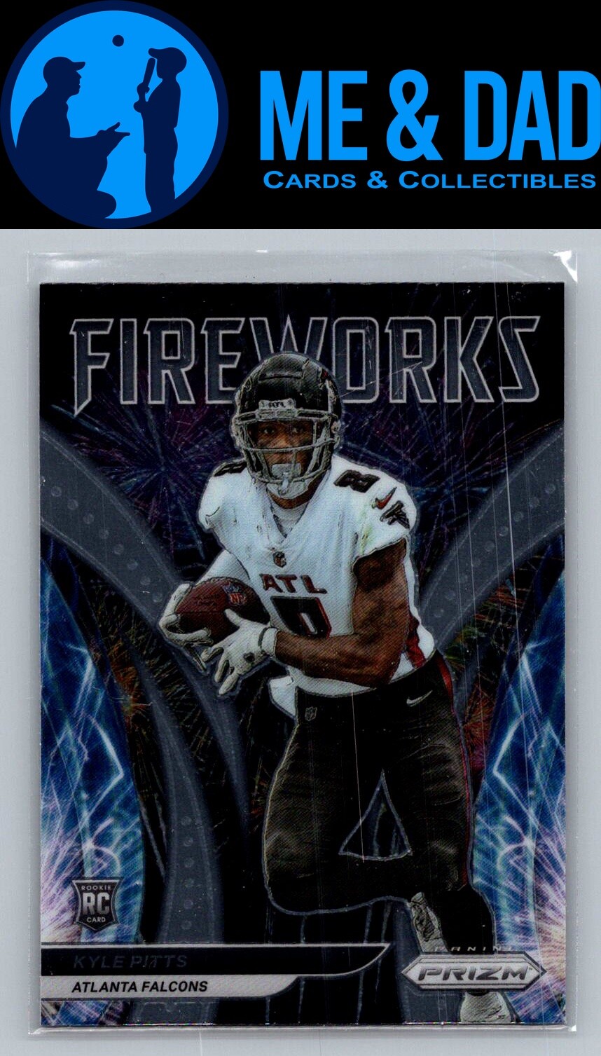 2021 Panini Prizm #F-13 Kyle Pitts Fireworks