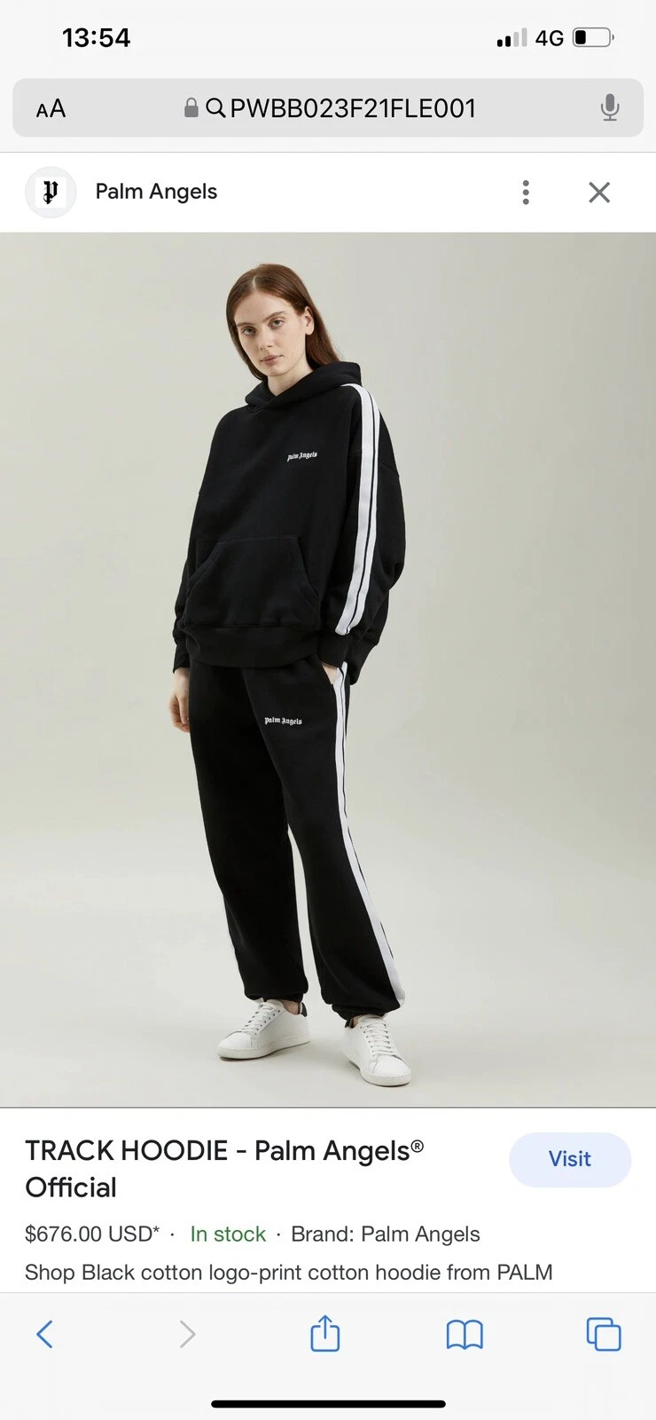 Felpa con cappuccio Palm Angels donna ragazza maglione taglia in foto su metro