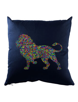 Colored Lion Dekokissen Toon Cartoon Comic Look Techno Rave Raver Dance Music