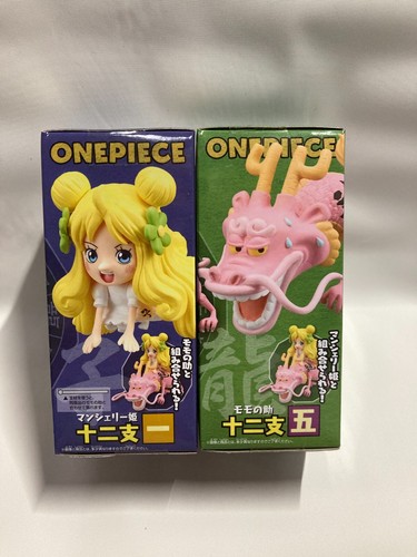 ONE PIECE WCF World Figura da Collezione Zodiac Mansherry & Kozuki Momonosuke - Foto 6 di 7