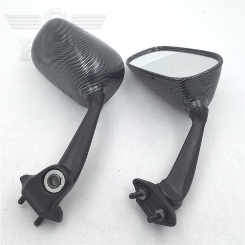 HTTMT Racing Mirrors For 2008 2009 2010 2011 2012 Yamaha R6 /YZF-R6 Carbon Style - Foto 2 di 6