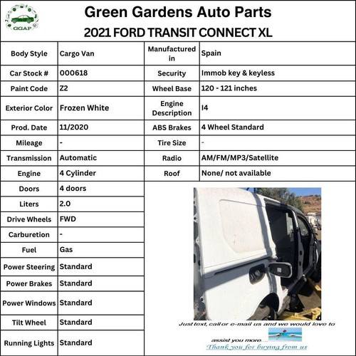 2014 - 2021 FORD TRANSIT CONNECT Rear Brake Caliper Hardware Driver Left LH OEM - Picture 7 of 12