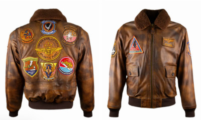 TOP GUN  ''TOP HOOK JACKET'' - GENUINE LEATHER
