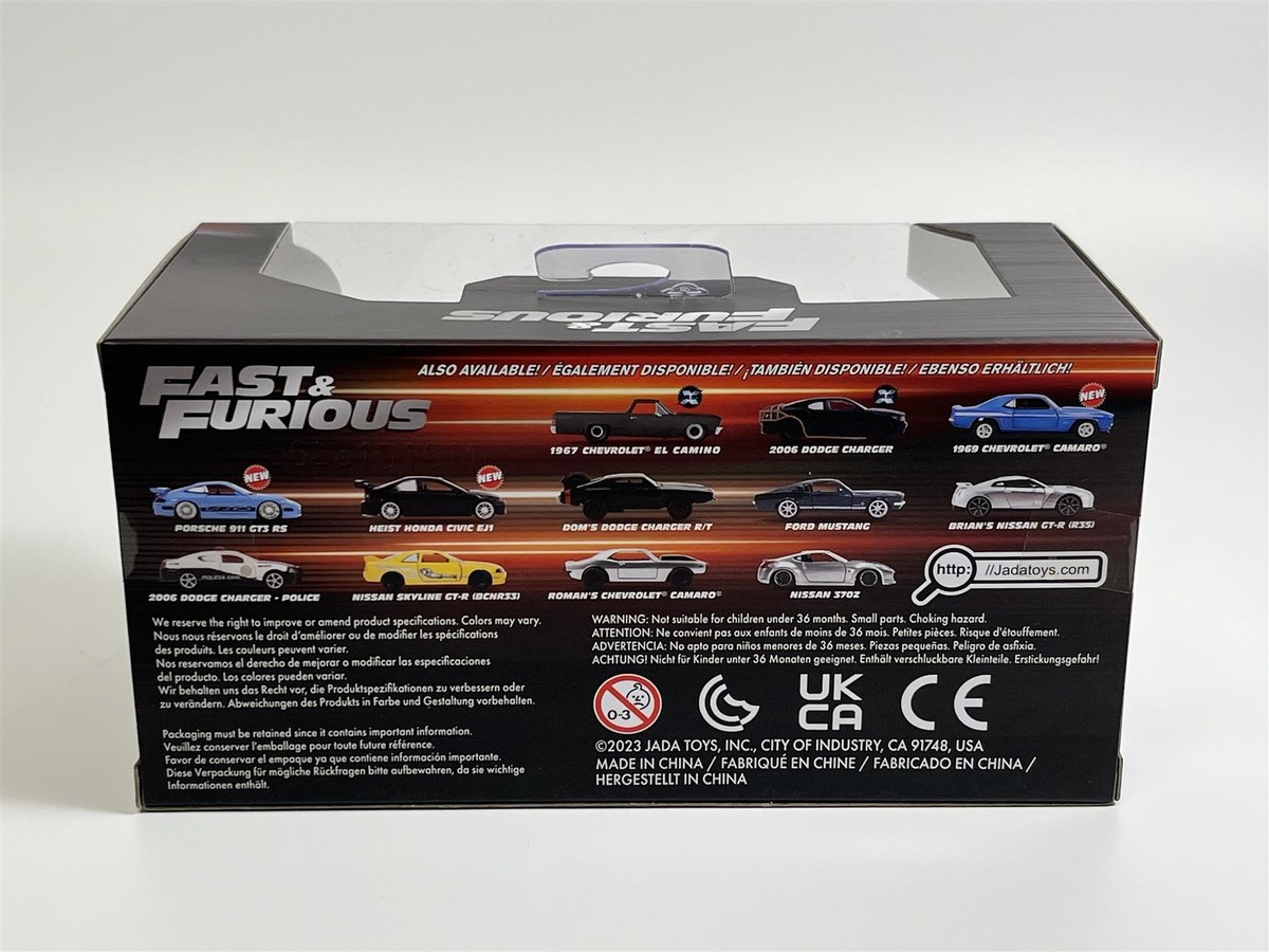 JADA TOYS – Mazda RX7 – Fast And Furious – 1993 – Échelle 1/24 – Orange/noir – Métal – Collection – Dès 14 Ans