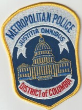 Metropolitan District of Columbia obsolete patch ship from Australia