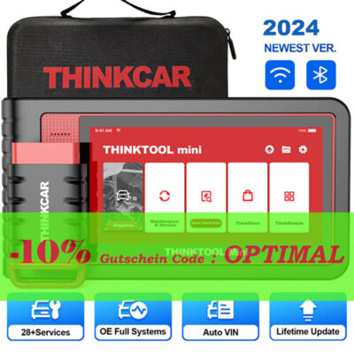 2024 Thinktool mini 2 Profi KFZ OBD2 Diagnosegerät ALLE SYSTEM Key Coding CANFD