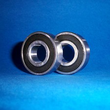 2 Kugellager 6302 2RS / 15 x 42 x 13 mm