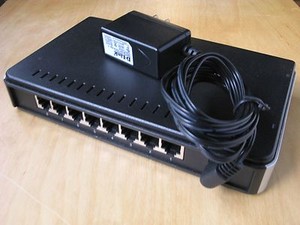 D-Link 8-Port Ethernet Switch 10/100Mbps for Networking (DES-1108). (Used.)
