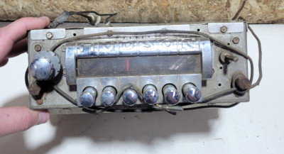 Vintage AM Hudson Car Radio Commodore Super OEM  Pushbutton ZENITH FOR PARTS
