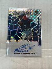 Zion Bannister 2021 Panini Mosaic Auto Prizm #SCR-ZB NrMt