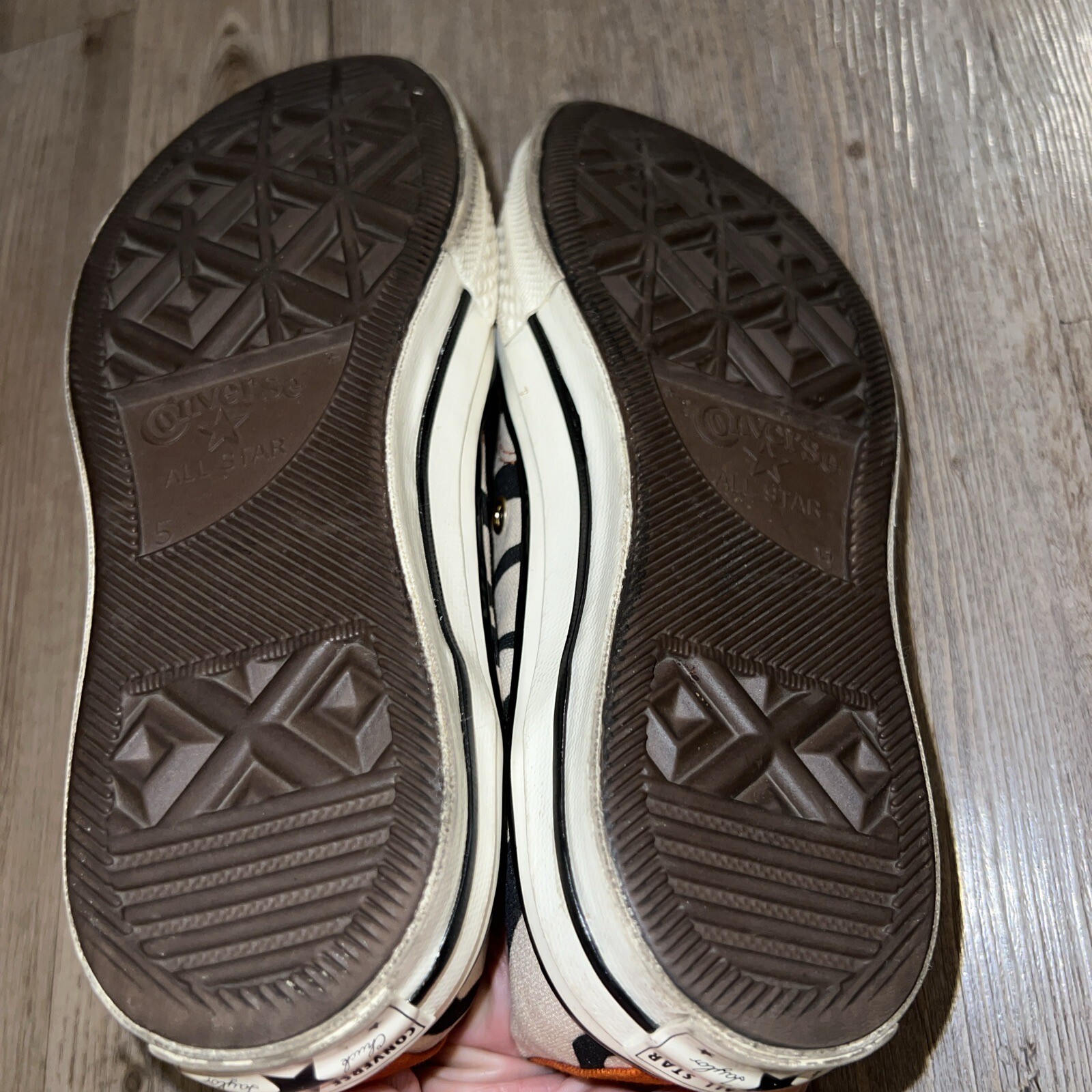 Converse You All Star Custom Zebra Print KIMMY K Size Women's 7 thumbnail 7