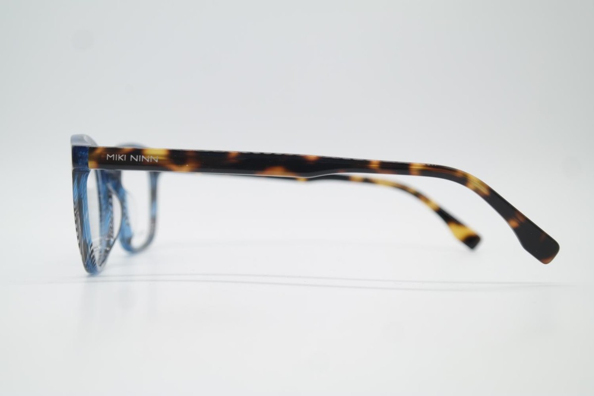Lunettes MIKI NINN Modèle MNOF0027 - Monture Ovale Bleu/brun/orange, Acétate, Fabriqué En Allemagne, Neuf