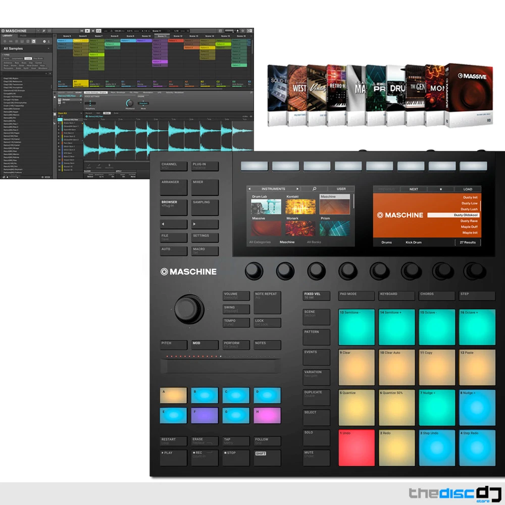 Native Instruments Maschine MK3 Free Komplete Select NI Drum