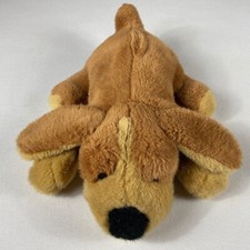 Plush Dog VTG Large 16" Puppy Lying Flat Stuffed Toy Kids Pet Quality Product