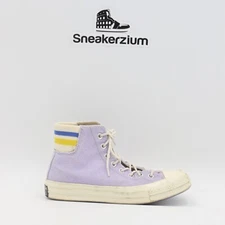 Converse Chuck 70 Retro Stripe Wool High Tops Oxygen Purple 163365C Women's 8.5