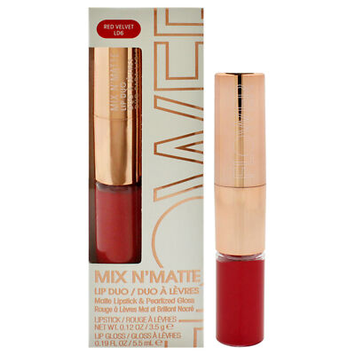 Mix N Matte Lip Duo - LD6 Red Velvet by Flower Beauty for Women - 1 Pc Kit Set