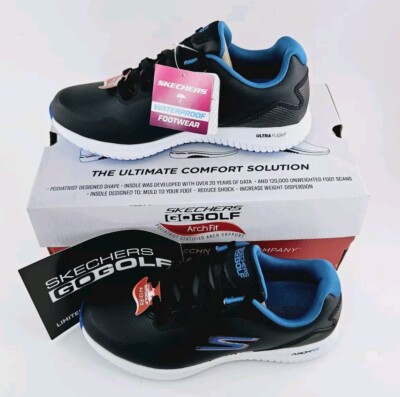 Skechers Go Golf Max 2 123030-BKMT Black/Multi Women Golf Shoes 5.5 Arch Fit