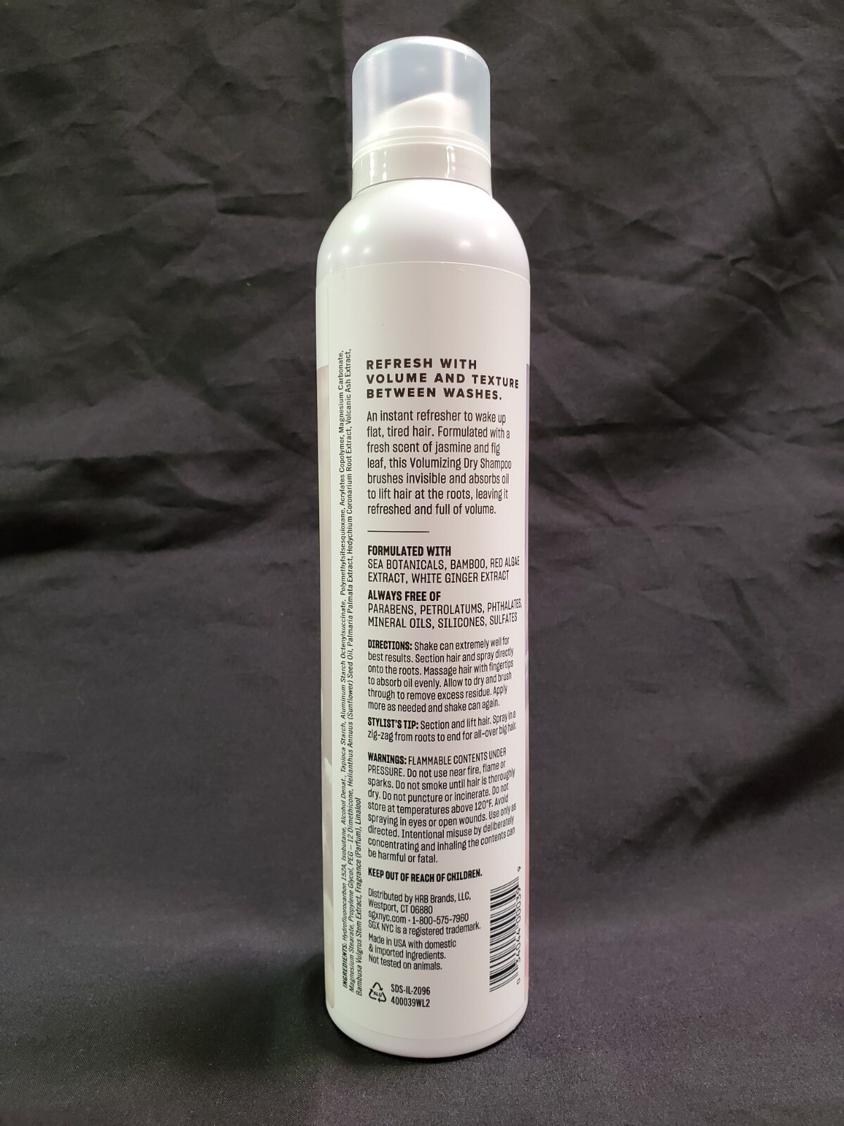SGX NYC Dry Touch Volumizing Dry Shampoo 6.5oz (Pack of 2)
