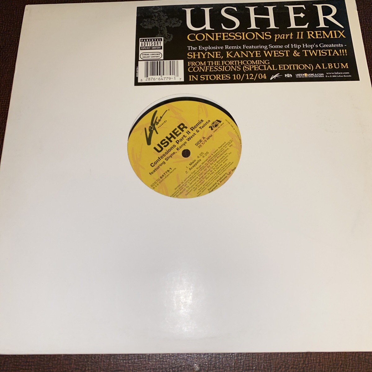 LP3枚セット【専用】 Mint Usher - Confessions Part II Remix - Kanye West-12